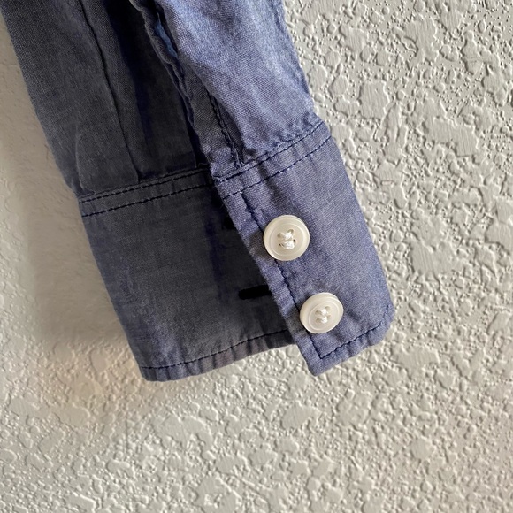 J CREW Womens SZ SMALL Blue Shirt - Picture 8 of 8